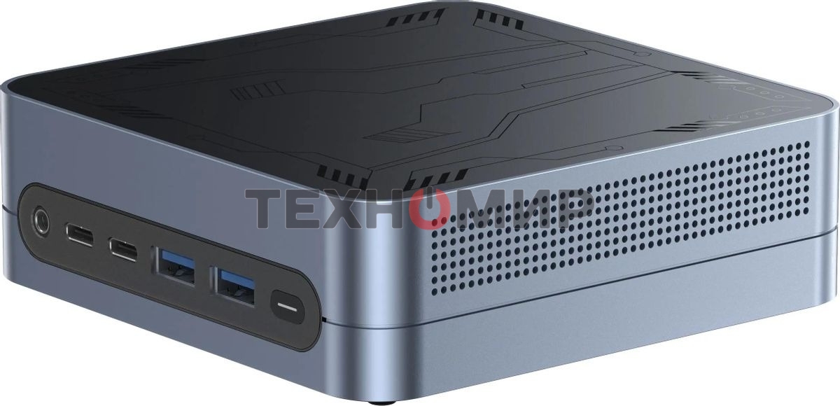 Мини ПК Chuwi LarkBox S i3 1220P (1.5) 16Gb SSD 512Gb UHDG Win 11Pro GbitEth WiFi BT 90W серый/черный