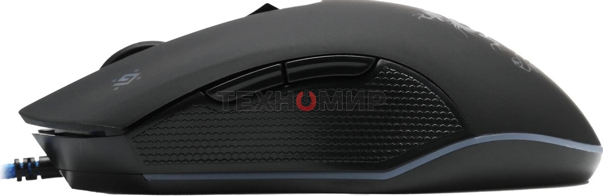 Мышь проводная Defender Sky Dragon GM-090L черный, 3200 dpi, USB, кнопки - 6