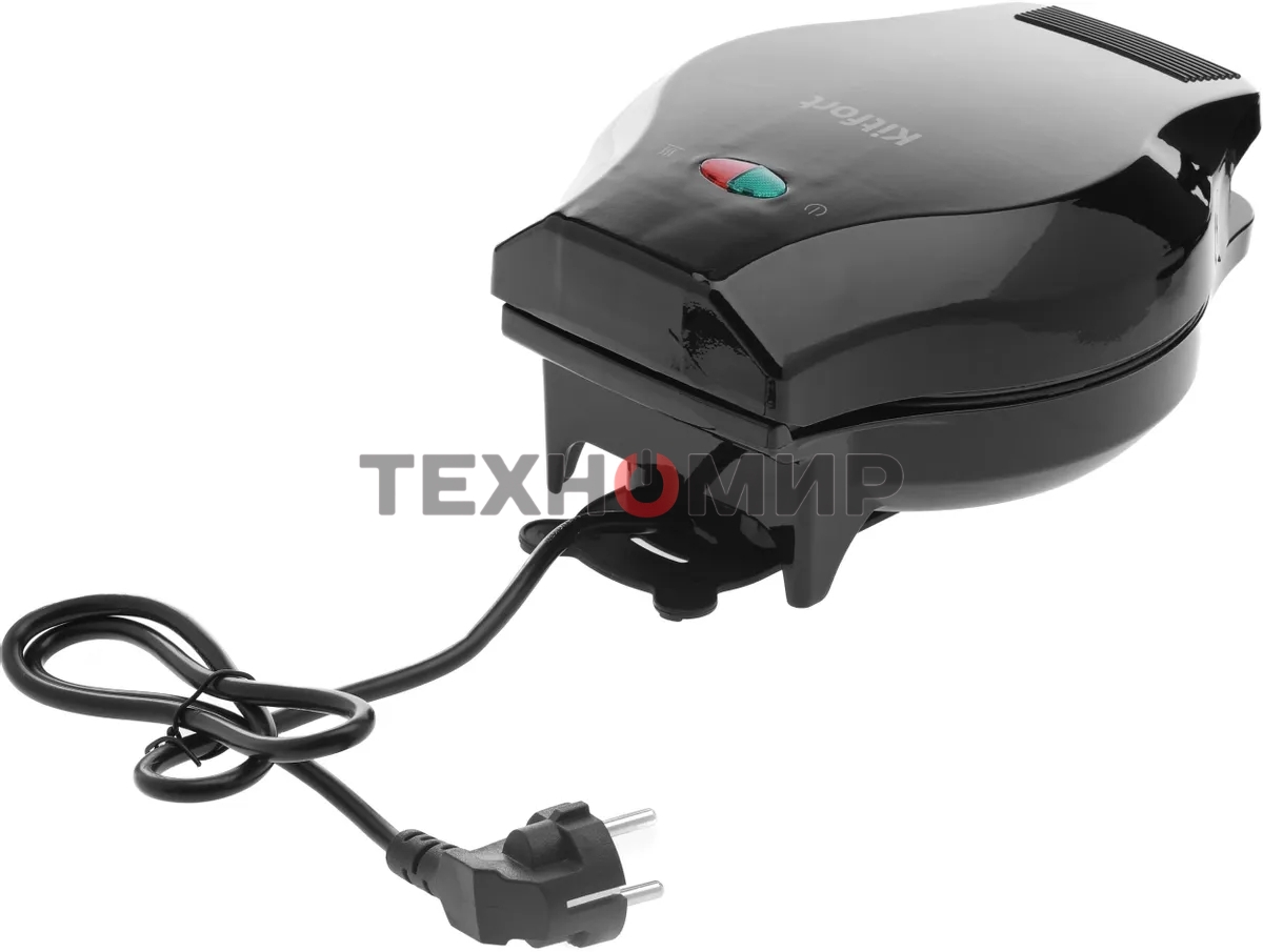 Вафельница Kitfort КТ-1664 1000Вт черный