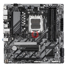 Материнская плата Gigabyte B850M D3HP, AM5, AMD B850, 4xDDR5, 4xSATA, 2xM.2, 1xPCIe 5.0 x16, 1xPCIe 3.0 x4, 1xHDMI, 2xDP, 1x 1Gb LAN, 3xUSB-A 3.2 Gen 1, 2xUSB-A 2.0, 1xUSB-C 3.2 Gen 1, 3x3.5 мм, 7.1, mATX