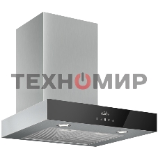 Вытяжка каминная Elikor Агат 60Н-1000-Е4Д серебристый/черный, 59 см, 1000 куб. м/ч, 59 дБ