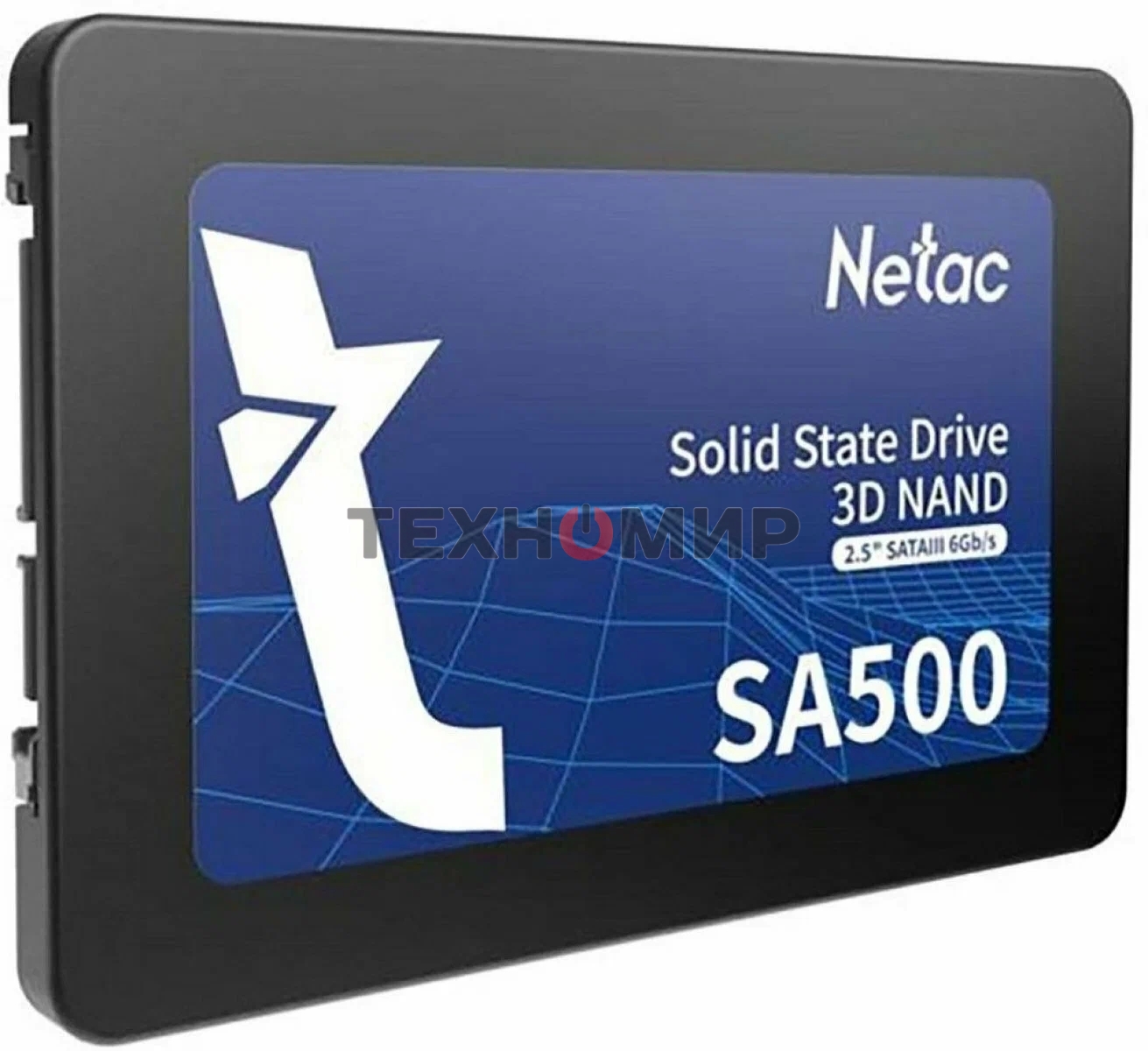 Накопитель SSD Netac SA500, 256Gb, SATA III, 2.5
