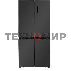 Холодильник LEX LCD450MgID серый трехкамерный 288/129л морозилка снизу Side-by-Side