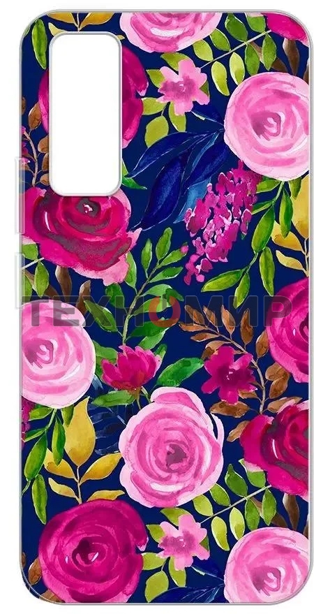 Чехол (клип-кейс) Gresso Air, для Vivo Y53s 4G, прозрачный/рисунок gr17aaae9807