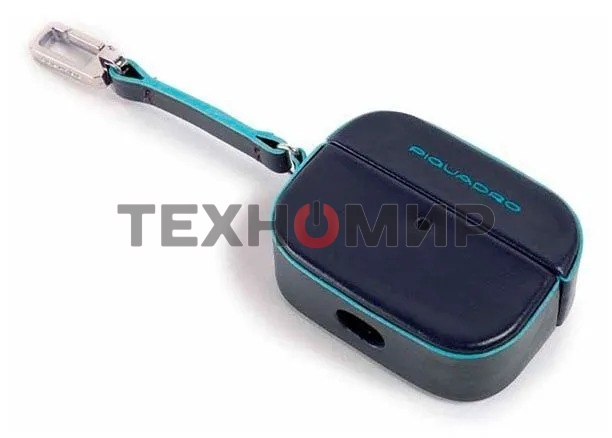 Чехол для наушников Piquadro Blue Square AC5308B2/BLU2 синий натур.кожа