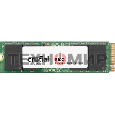 Накопитель SSD Crucial 2Tb E100 M.2 (PCIe 4x4, up to 5000/4000MBs, 3D NAND, NVMe, 100TbW, 22х80мм)