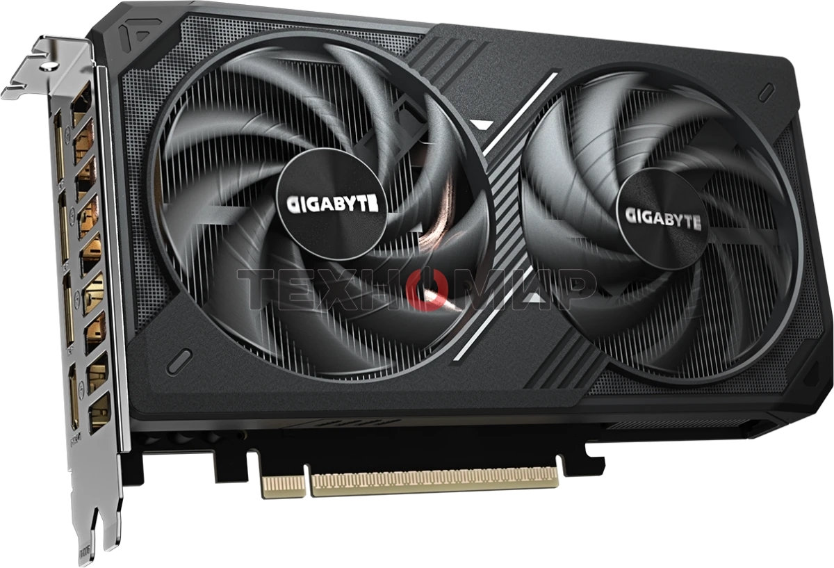 Видеокарта Gigabyte GeForce RTX 5060Ti WindForce Max OC, NVIDIA RTX 5060 Ti, 16G GDDR7, 128 бит, PCI-e 5.0, 1xHDMI, 3xDP, 2587 МГц