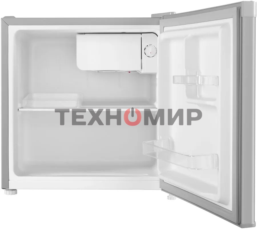 Холодильник Maunfeld MFF50SL серебристый матовый однокамерный 46л, De Frost