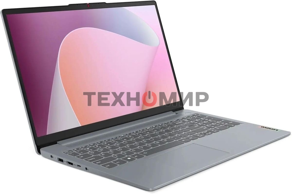 Ноутбук Lenovo IdeaPad Slim 3 15AMN8 серый Ryzen 5 7520U 16Gb SSD 512Gb AMD Radeon 610M 15.6