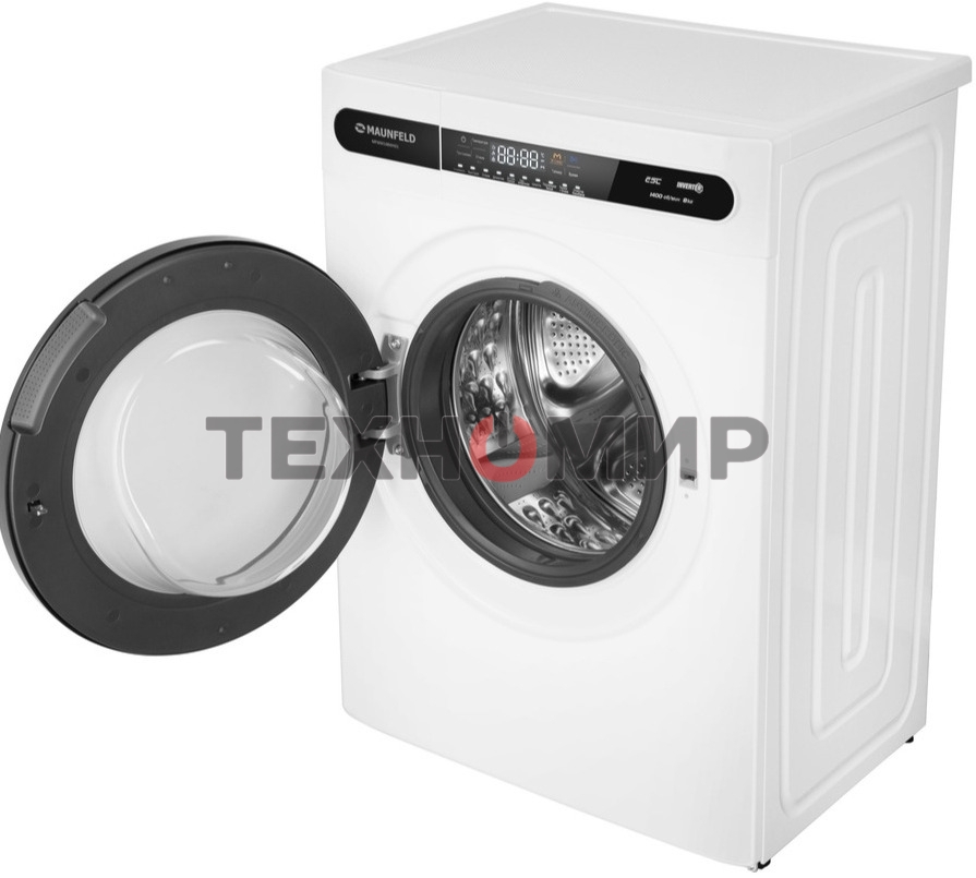 Стиральная машина Maunfeld MFWM148WH01 белый, загрузка фронтальная 8 кг, 1400 об/мин., класс: А+++