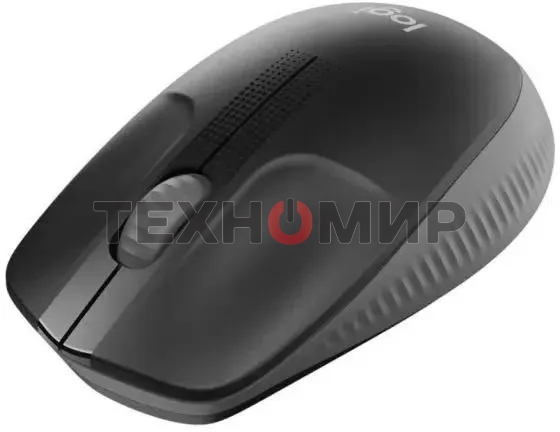 Мышь беспроводная Logitech M190 черный, 1000 dpi, радиоканал, USB, кнопки - 3