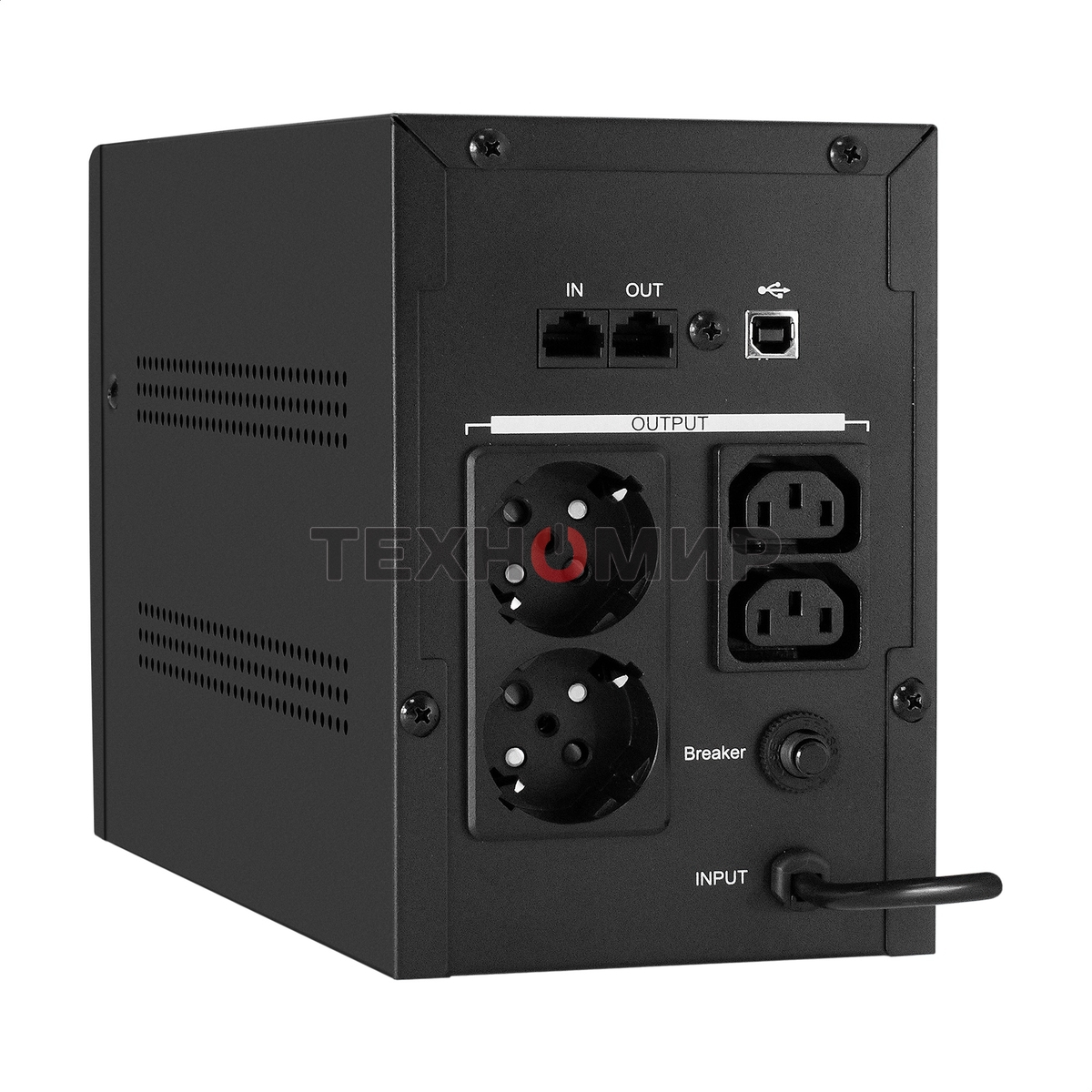 Источник бесперебойного питания ExeGate EX292607RUS SpecialPro UNB-2000.LED.AVR.1SH.2C13.RJ.USB 2000VA/1200W, LED, AVR,1*Schuko+2*C13, RJ45/11, USB, металлический корпус, черный