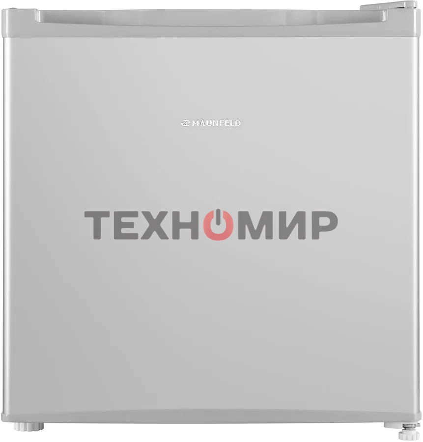 Холодильник Maunfeld MFF50SL серебристый матовый однокамерный 46л, De Frost