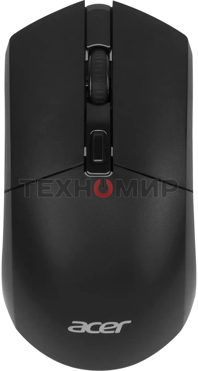 Комплект клавиатура+мышь Acer OKR120 беспроводной, USB, 1600 DPI, чёрный