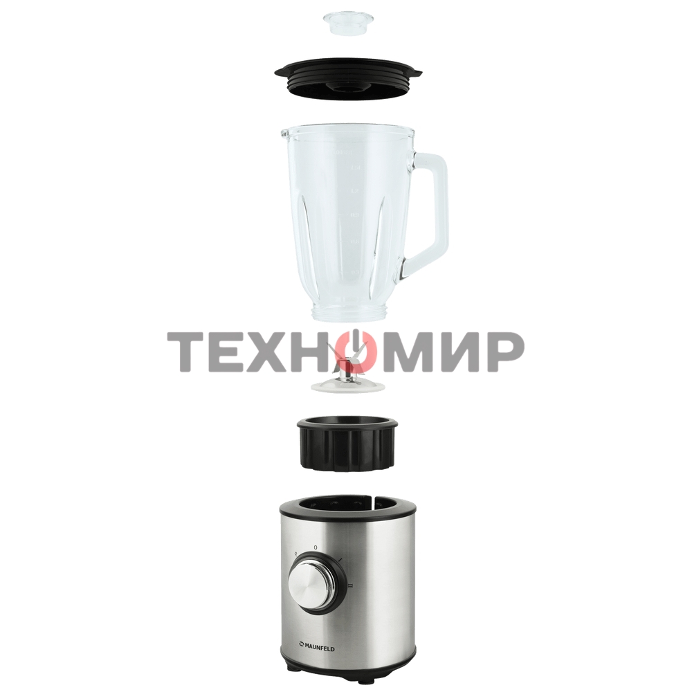 Блендер стационарный Maunfeld MBL.1000S нержавеющая сталь, 1000 Вт