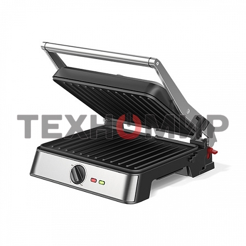 Гриль электрический BQ GR3007, черный/стальной