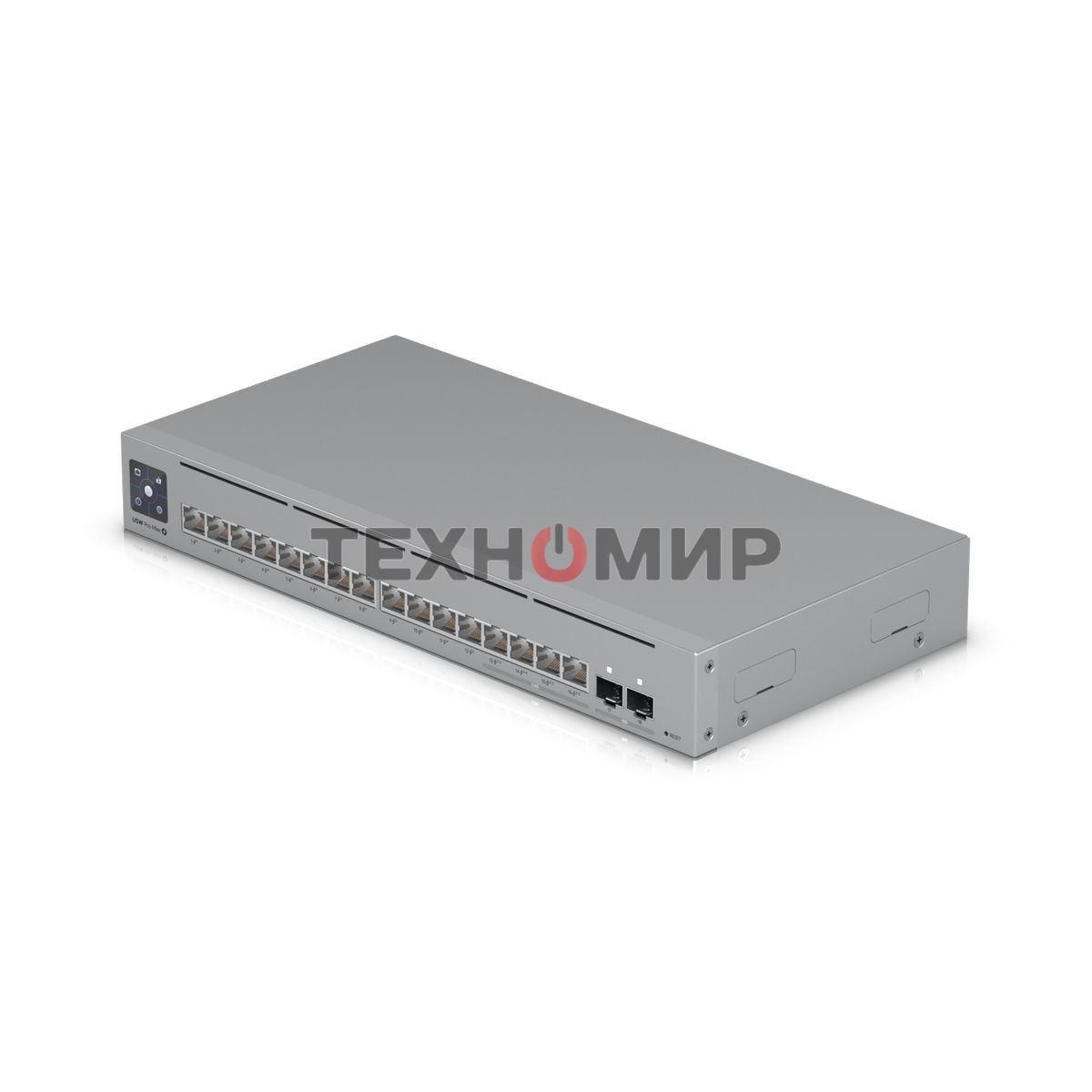 Коммутатор Ubiquiti UniFi Switch Pro Max 16 PoE PoE-коммутатор в стойку, 4х 2.5G RJ45, 12х 1G RJ45, 2х 10G SFP+, раздача 180 Вт