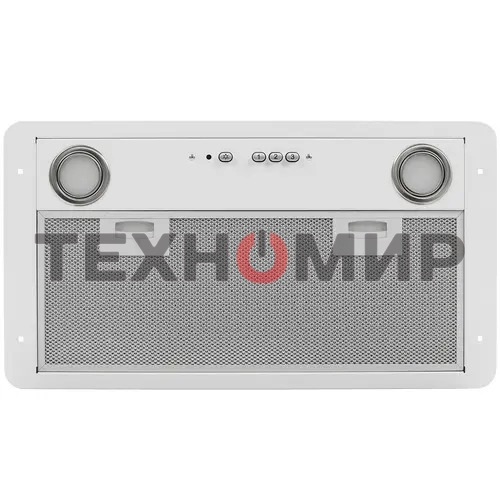 Вытяжка встраиваемая Elikor Flat 52П-650-К3Д белый, 52 см, 650 куб. м/ч, 60 дБ