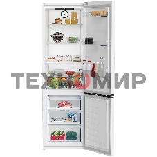 Холодильник Beko B3R0CNK402HW белый двухкамерный 257/100л морозилка снизу, No Frost