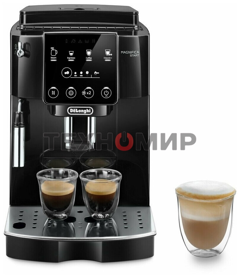 Кофемашина автоматическая DeLonghi ECAM 220.21 B черный, исп. кофе - молотый/зерновой, 1.8 л, 1450 Вт, 15 Бар.