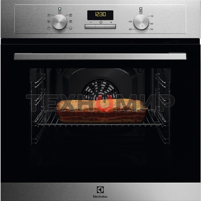 Духовой шкаф электрический встраиваемый Electrolux EOF3H00BX нержавеющая сталь