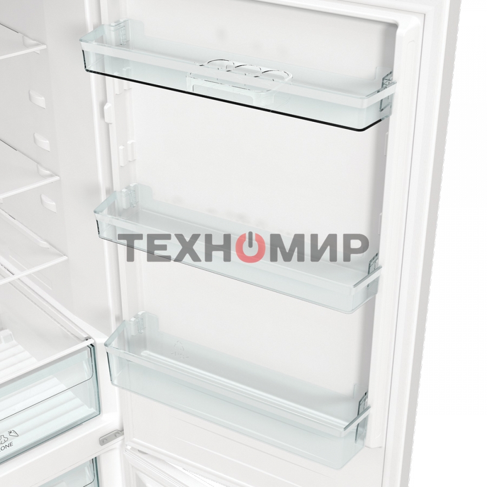 Холодильник Gorenje NRK619EEW4 белый двухкамерный 203/99л морозилка снизу, No Frost