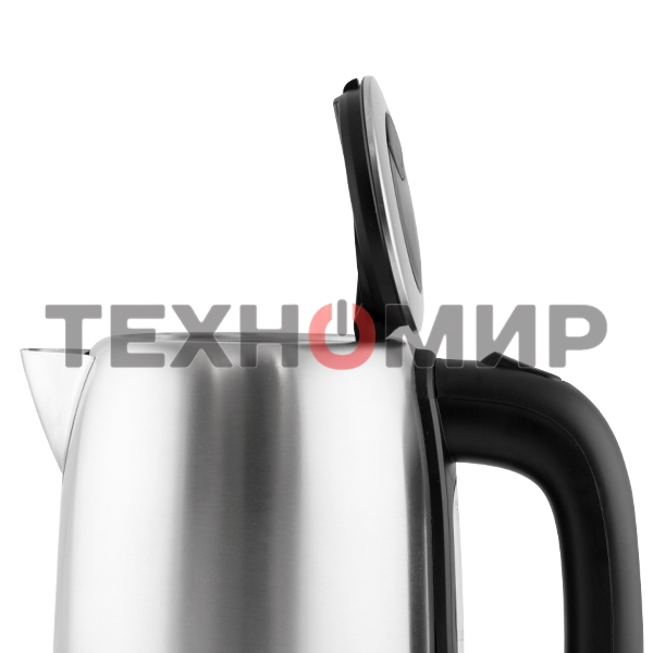 Чайник электрический BQ KT1821S черный/стальной, 2200 Вт, 1.7 л