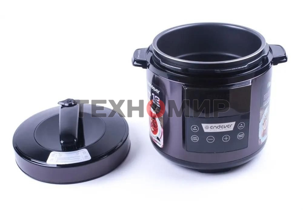Мультиварка-скороварка Endever VITA 98 черный/сливовый электрическая Endever Vita 98