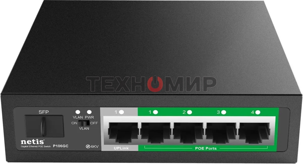 Коммутатор Netis P106GC