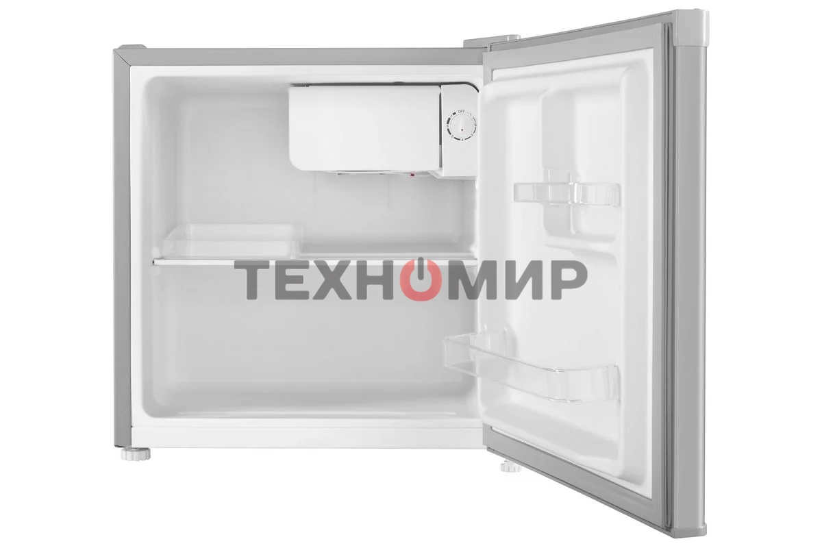 Холодильник Maunfeld MFF50SL серебристый матовый однокамерный 46л, De Frost