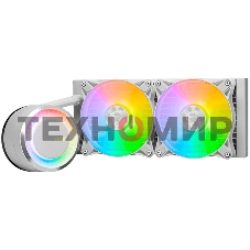 Система жидкостного охлаждения MSI MAG CORELIQUID E240 белый 120мм алюминий+медь 1800rpm 32.5db 4-pin 310W