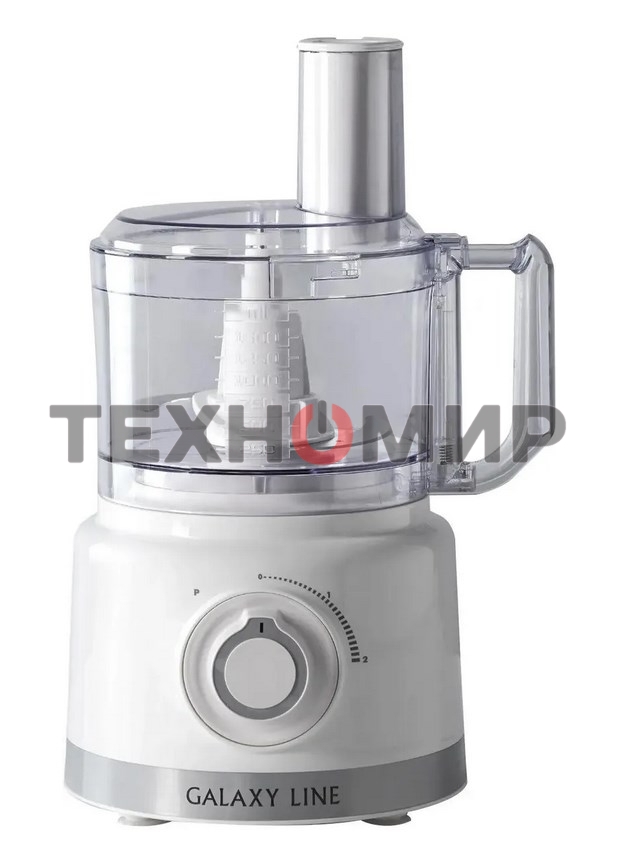 Кухонный комбайн Galaxy Line GL 2309, белый, пластик. чаша 1,5 л, 1000 Вт, 2 скорости и импульс. режим