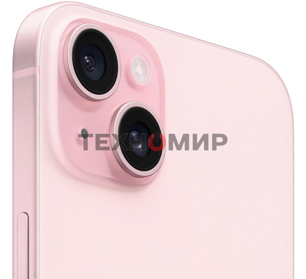 Смартфон Apple iPhone 15, 6/128Gb, розовый