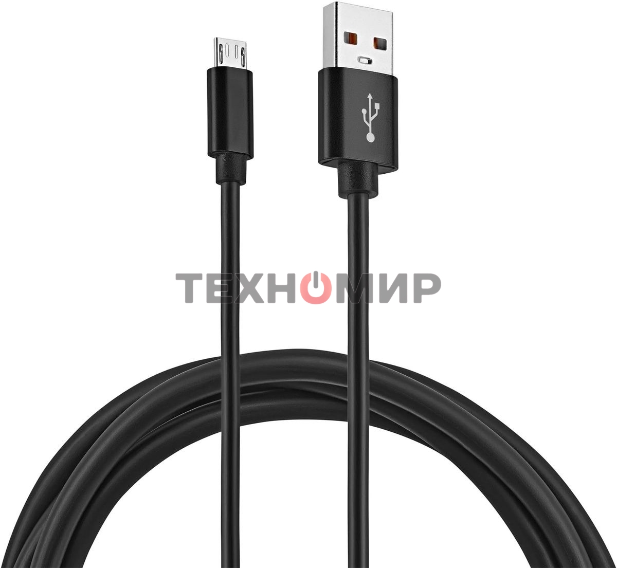 Кабель KingPrice KP-microUSB-2.4A-2m USB (m)-micro USB (m) 2м черный