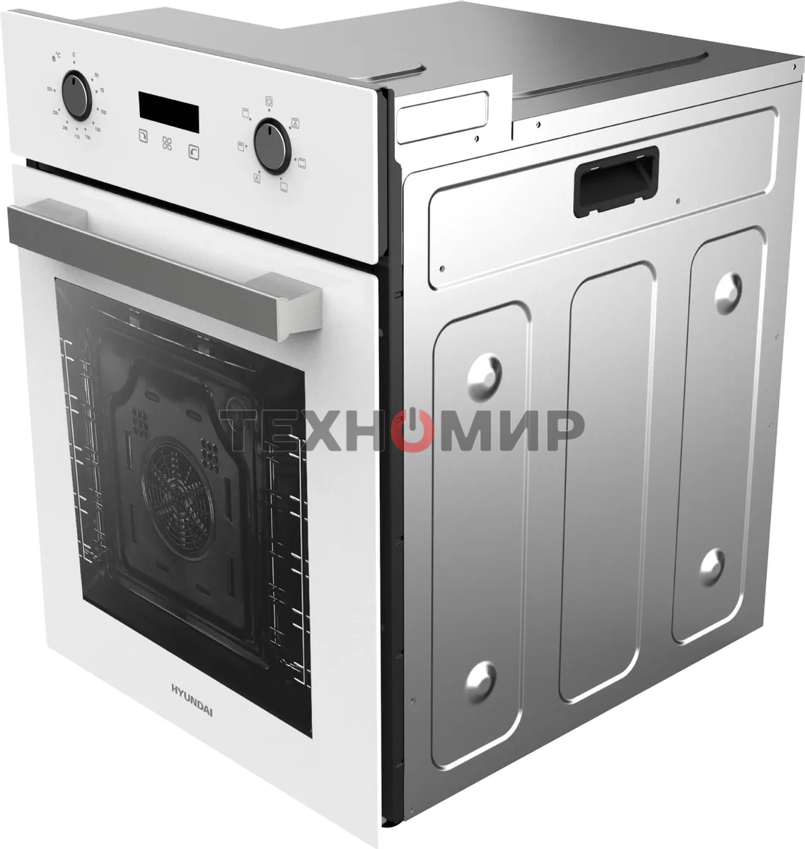 Духовой шкаф электрический Hyundai HEO 45411 WG белый стекло