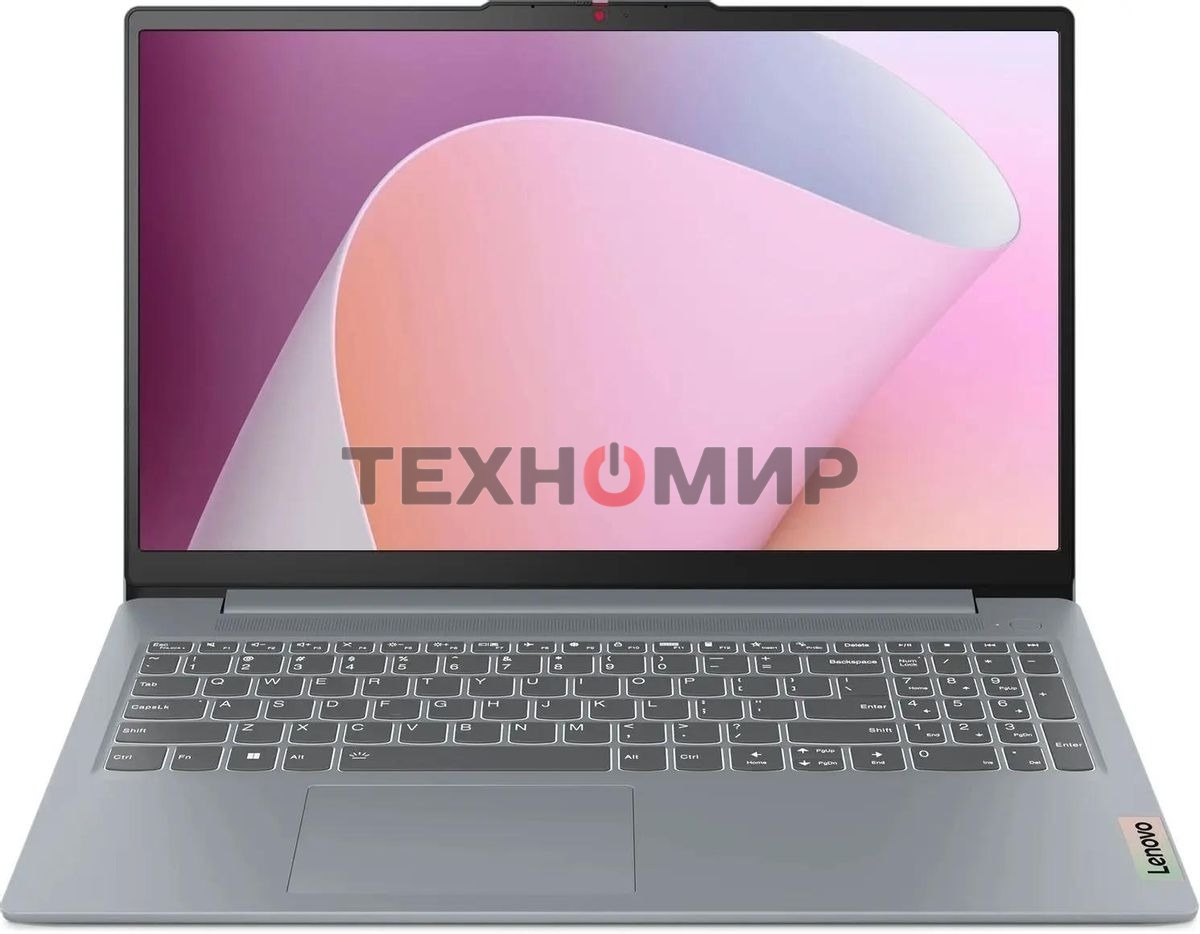 Ноутбук Lenovo IdeaPad Slim 3 15AMN8 серый Ryzen 5 7520U 16Gb SSD 512Gb AMD Radeon 610M 15.6
