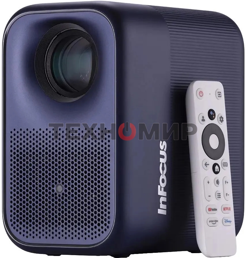 LED проектор InFocus IN3058SL Apex Master LCD, 500 lm, FullHD, (1.25:1), HDMI 2.1 (eARC), USB A, Bluetooth 5.0/BLE, wi-fi 2.4/5GHz, 2х3W, до 25 000ч., 2,07 кг