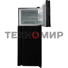 Холодильник Hitachi HRTN7489DFBBKCS черный инвертер двухкамерный 333/117л морозилка сверху, No Frost