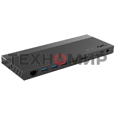 USB-концентратор Docking Station WAVLINK USB-C GEN2 4K Universal/100W PowerDelivery Include 20V/6.5A Power Adapter/4xUSB3.0/1xUSB C/2xDP 4K 60HZ/1xHDMI 4K 60HZ/1xGigabit LAN/1xAudio In/Out/1xSD/Micro SD CardReader