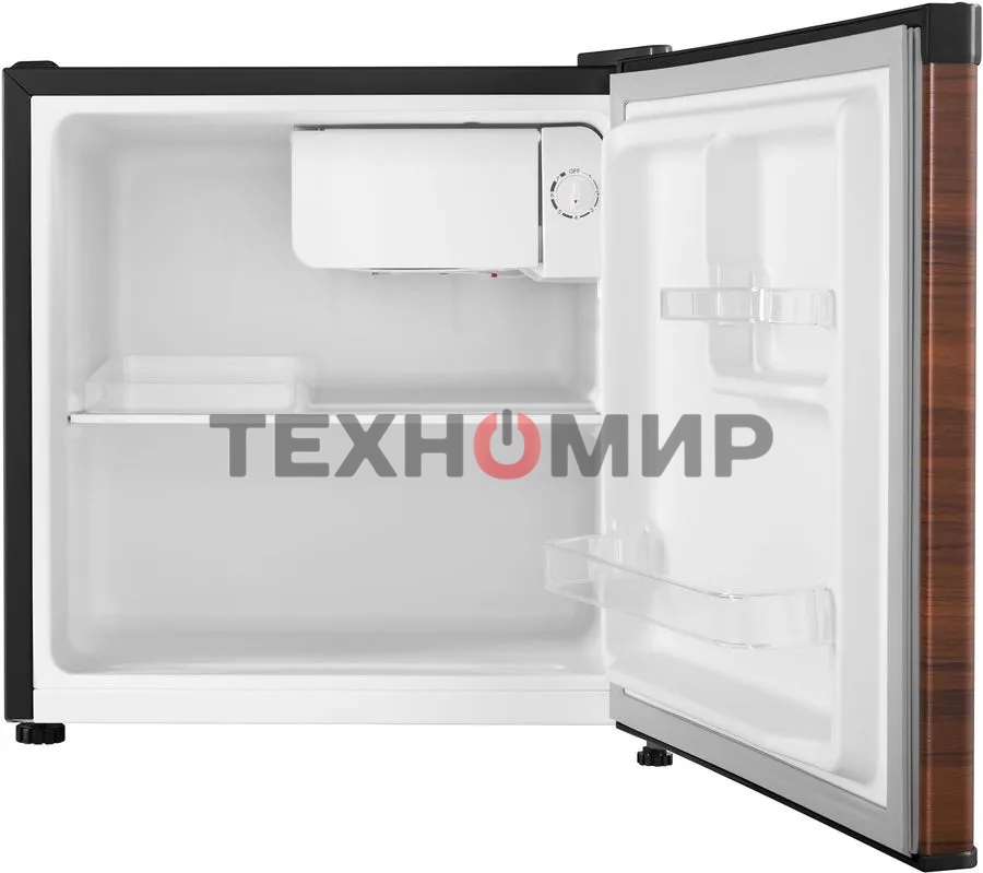 Холодильник Maunfeld MFF50WD дерево/черный мат. однокамерный 46л