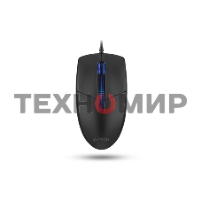 Мышь проводная A4Tech N-530S черный, 1200 dpi, USB, кнопки - 3
