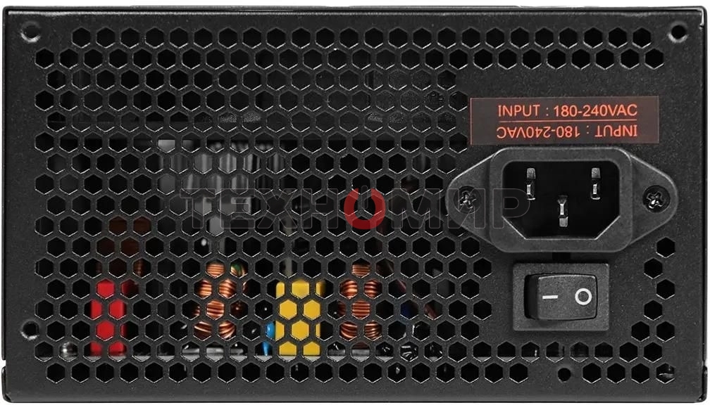 Блок питания Digma DPSU-750W-WH RTL, 750Вт, 80 PLUS, 120мм, черный