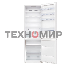 Холодильник LEX LKB201WIDMax белый двухкамерный 314/142л морозилка снизу, No Frost