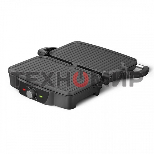 Гриль электрический BQ GR3006, черный/стальной