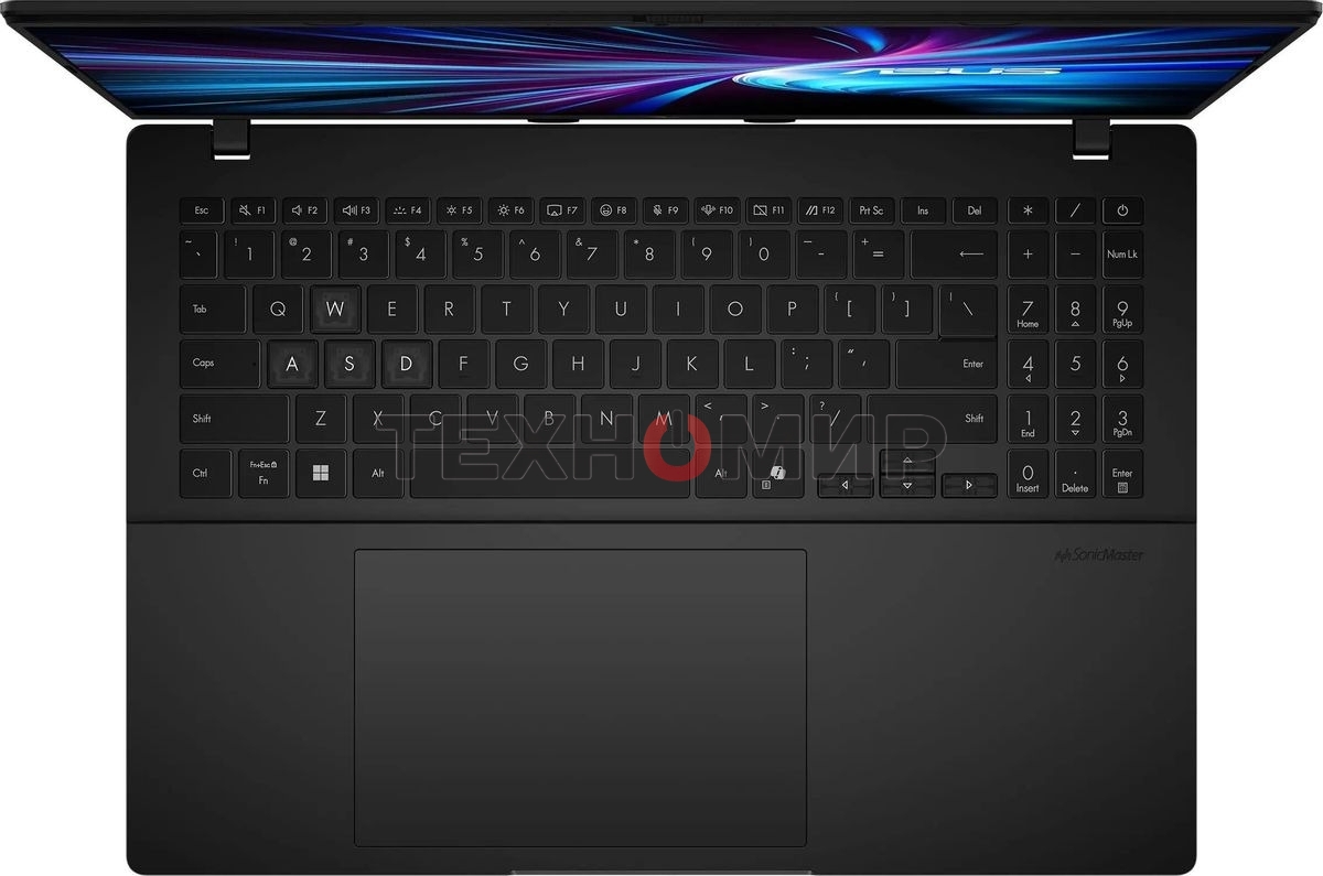 Ноутбук Asus VivoBook 16 V3607VH-RP046 черный Core 5 210H 16Gb SSD 1Tb NVIDIA GeForce RTX 5050 8Gb 16