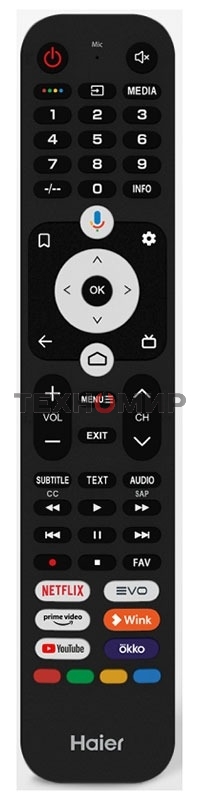 Телевизор Haier 65 Smart TV AX Pro QLED 4K UHD черный 120Hz