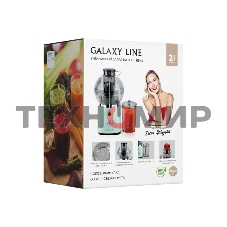 Соковыжималка Galaxy Line GL 0811, свежая мята, центробежная, 1500 Вт, 20 000 об/мин, 2 скорости
