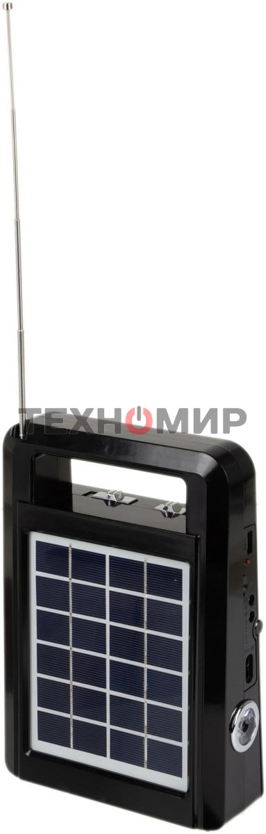 Радиоприемник портативный Сигнал Vikend Traveler черный USB SD/MMC