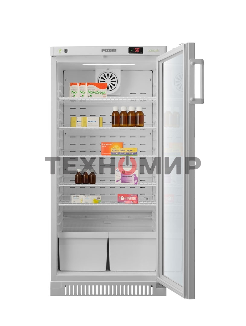 Холодильник фармацевтический Pozis ХФ-250-3 белый однокамерный 250 л