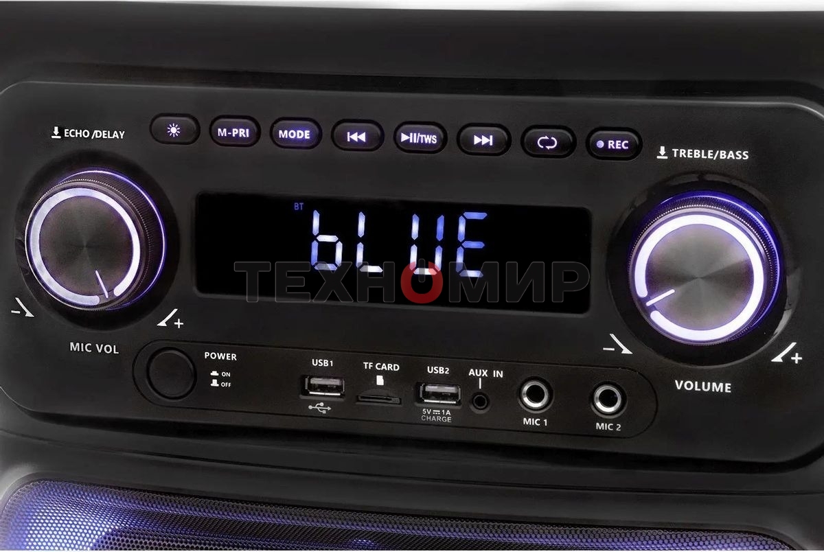 Минисистема Supra SMB-2050, 180Вт, FM USB BT SD, черный